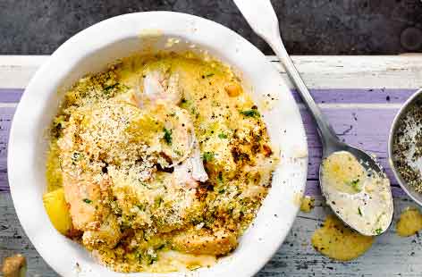 Image of "Coronation chicken and potato pies"