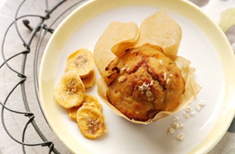 Image of "Banana & peanut butter muffins"