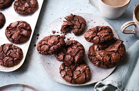 Image of "Chocolate crinkle cookies"