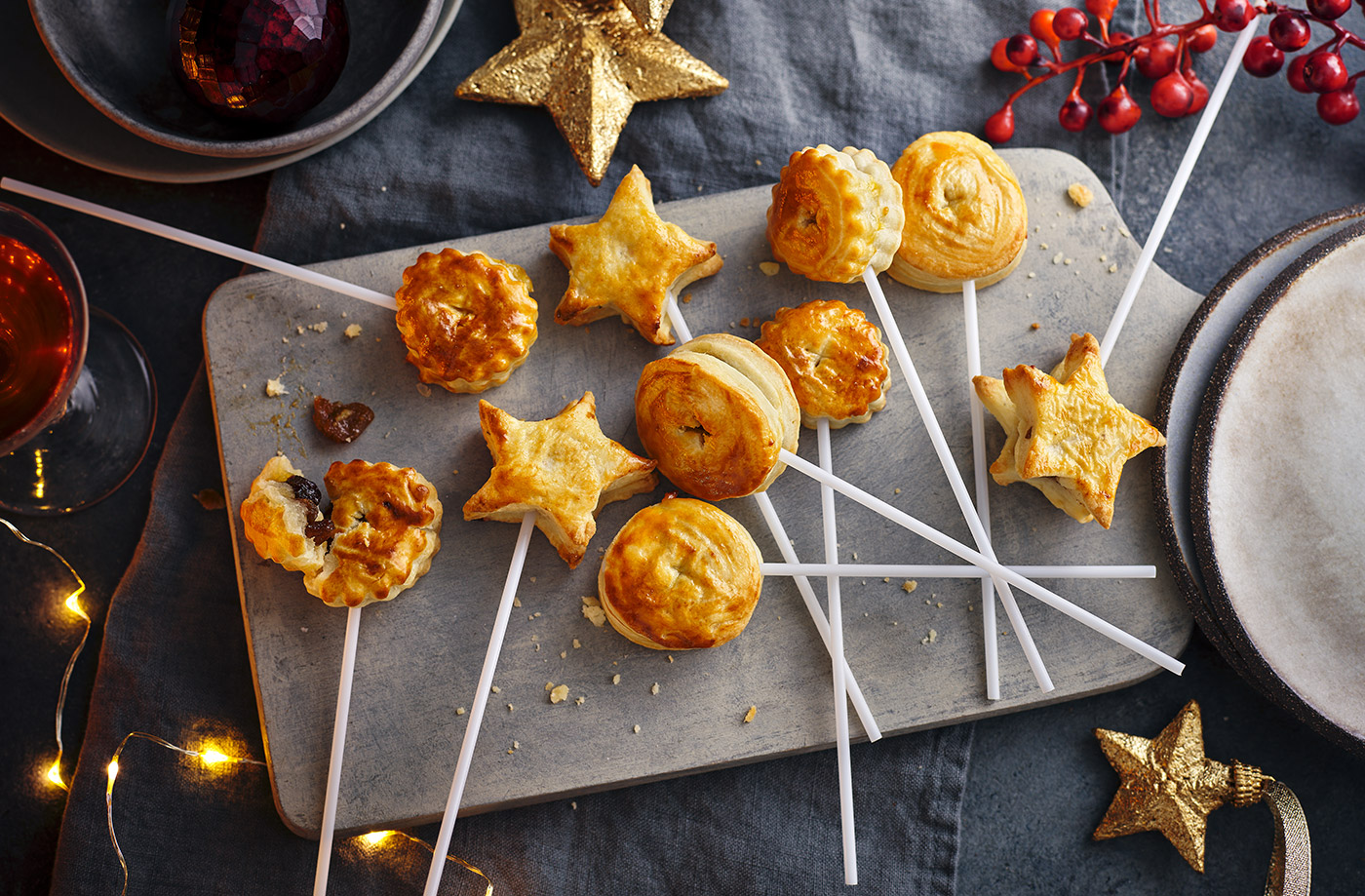 Mince pie pops