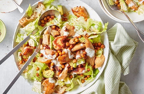 Image of "Vegan ‘chicken’ Caesar salad "