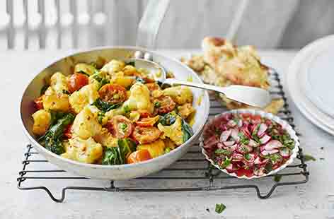 Image of "Spring aloo gobi"