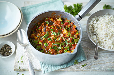 Image of "Vegan vegetable curry"