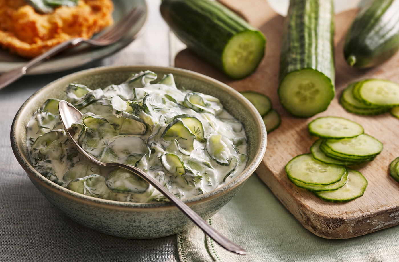 German-style cucumber salad