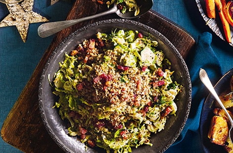 Image of "Creamed sprouts with pancetta crumb"