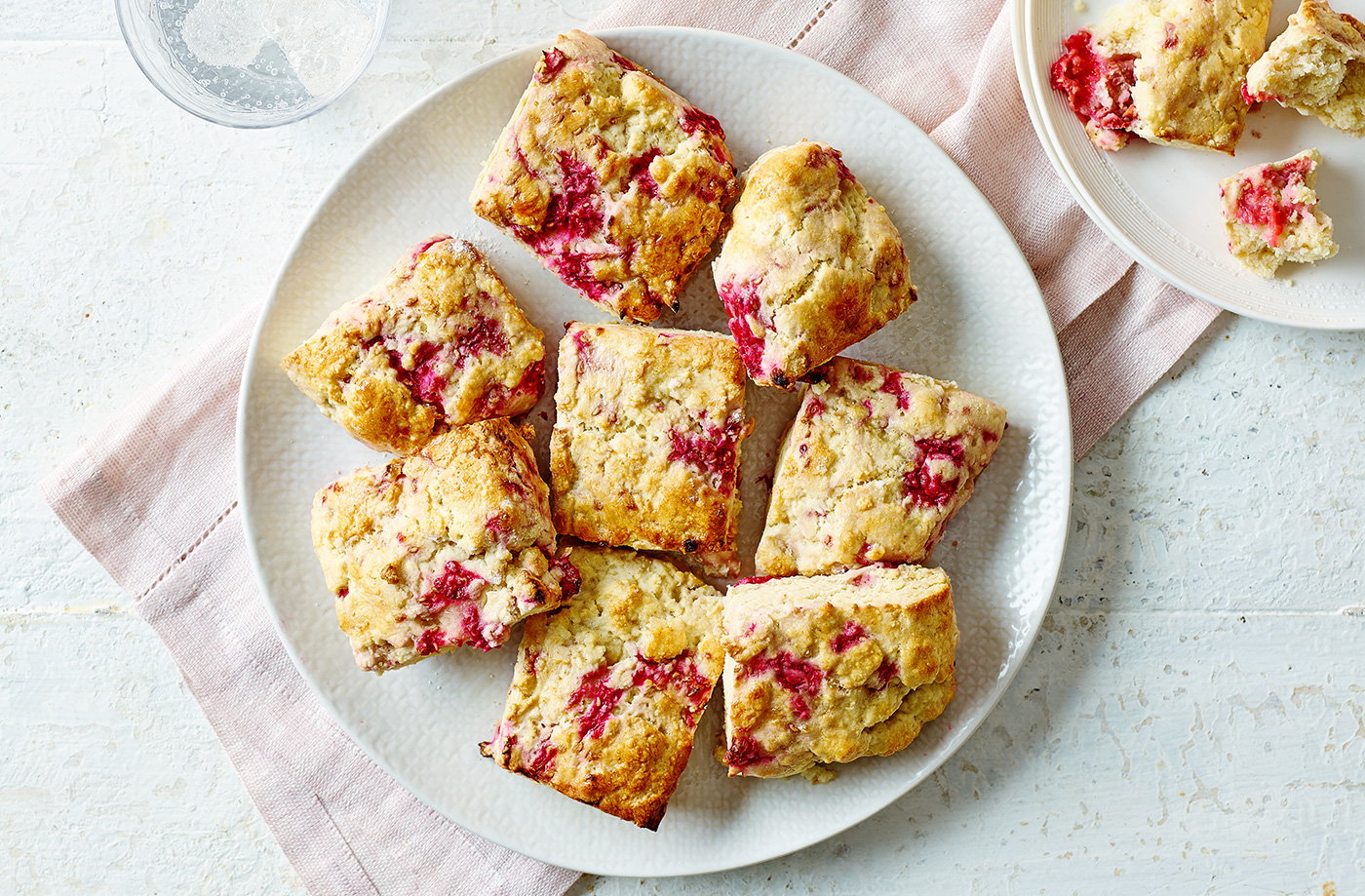 Gluten-free raspberry and buttermilk scones