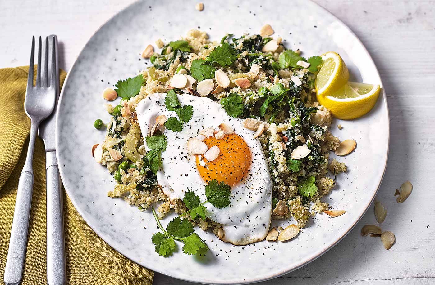 Cauliflower pilaf