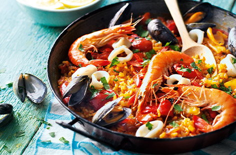 Image of "Seafood paella"
