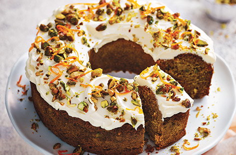 Image of "Carrot, pistachio and maple cake"