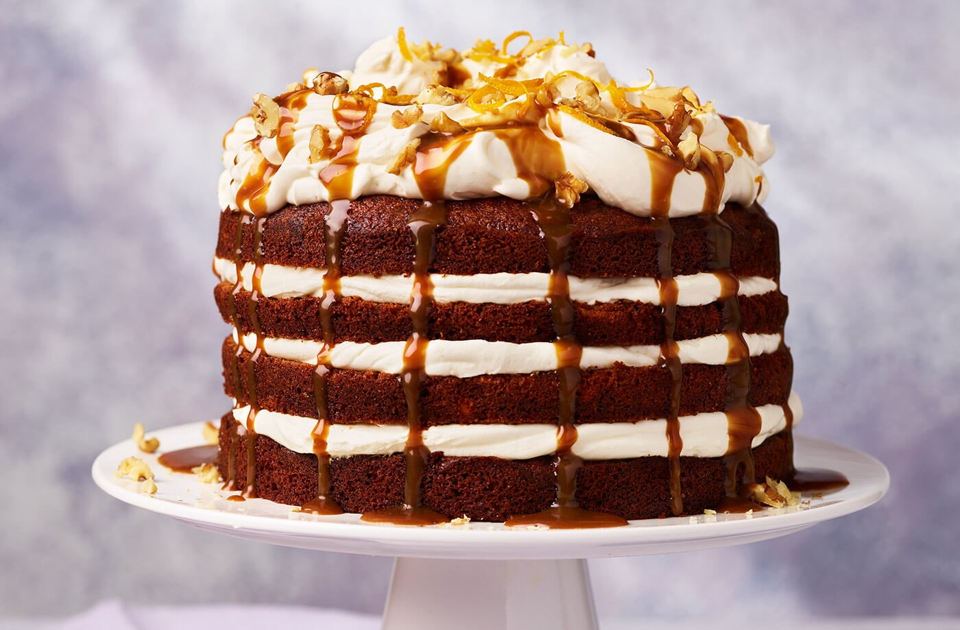 Sticky toffee carrot cake