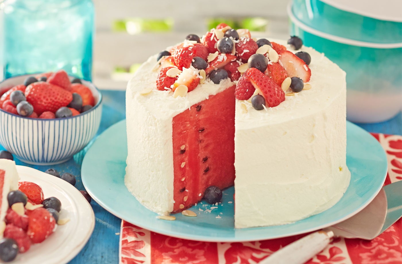Watermelon cake