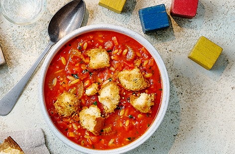 Image of "Quick orzo minestrone"