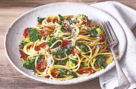 Image of "Broccoli and bacon carbonara"