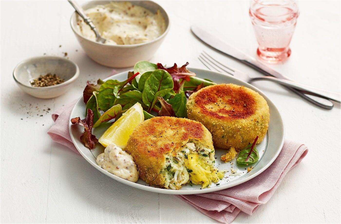 Jane's fishcakes 'for two, or one'