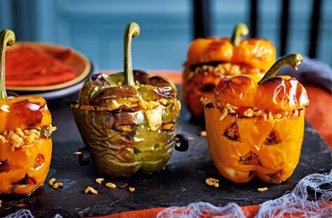 Image of "Scary stuffed peppers"
