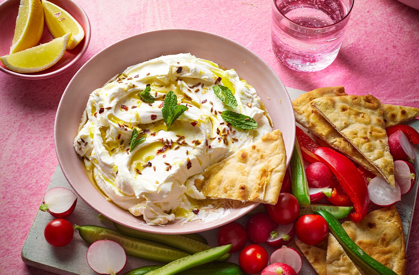 Homemade labneh