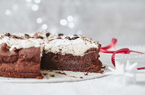 Image of "Gluten-free chocolate and coffee cake"