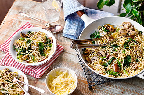 Image of "Speedy mushroom spaghetti"