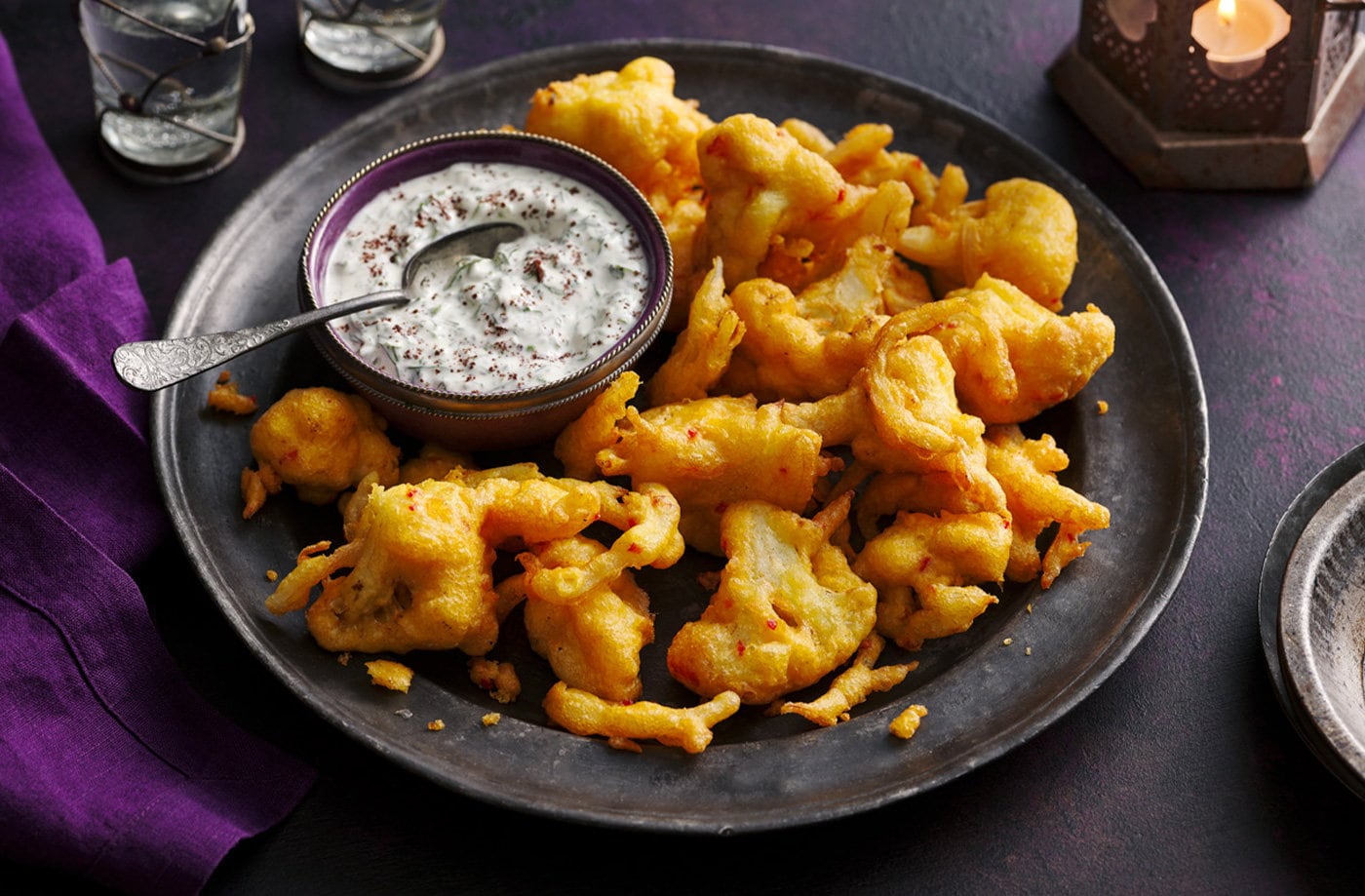 Cauliflower pakoras