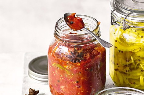 Image of "Spicy tomato relish"