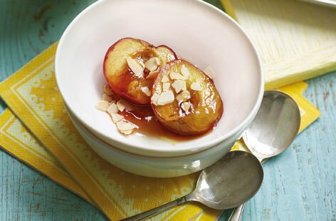 Image of "Roasted nectarines with mascarpone "