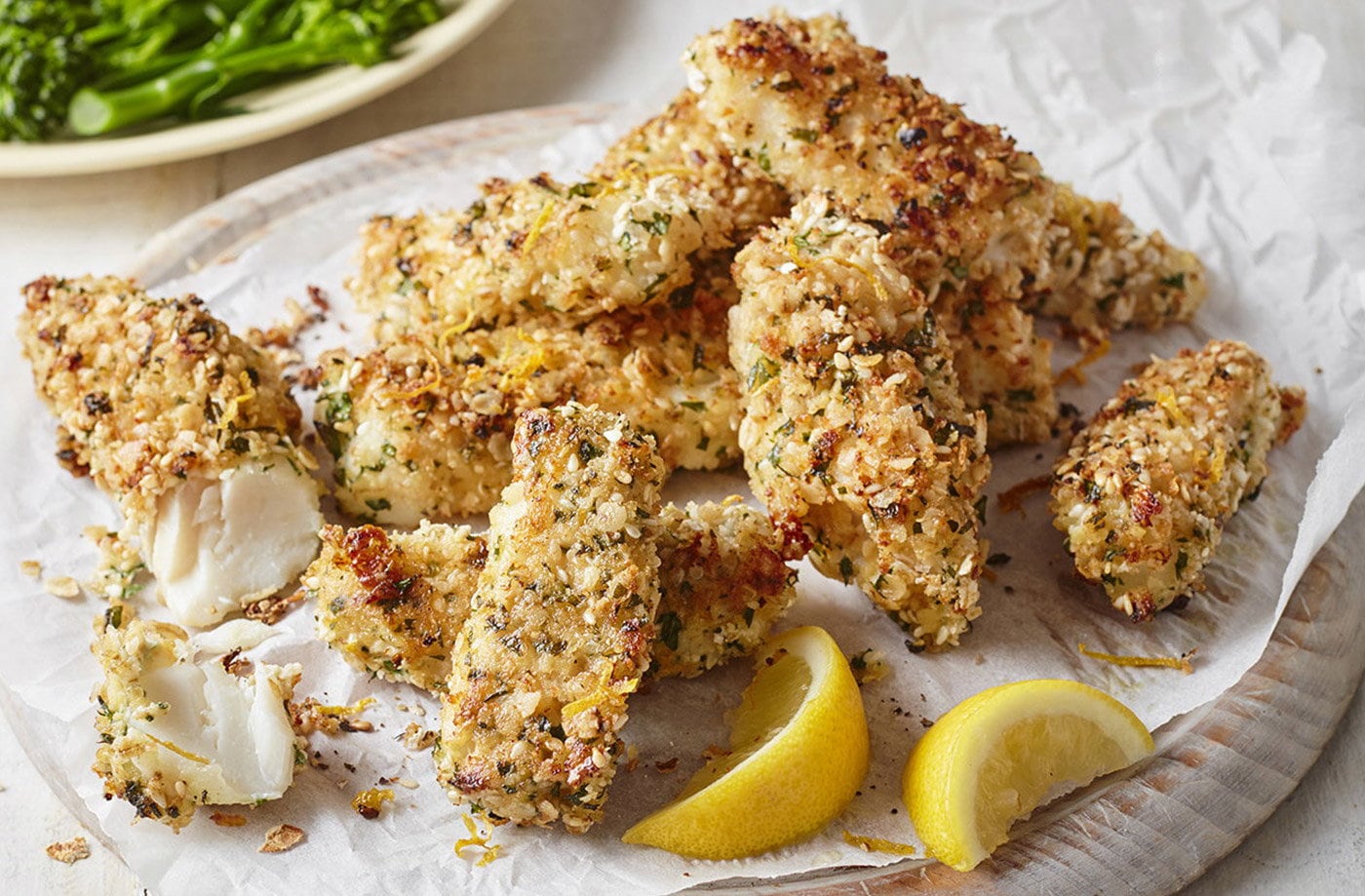 Oaty fish fingers