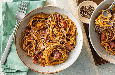 Secret veg carbonara