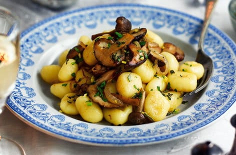 Image of "Brown butter gnocchi with mushrooms"
