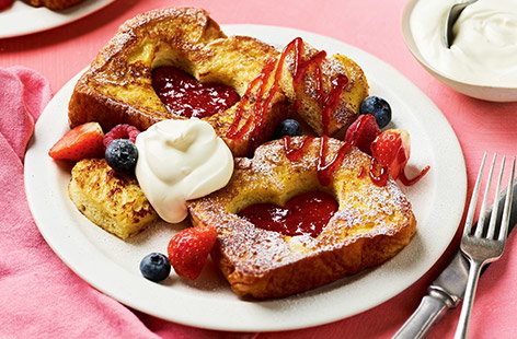 Queen of Hearts French toast