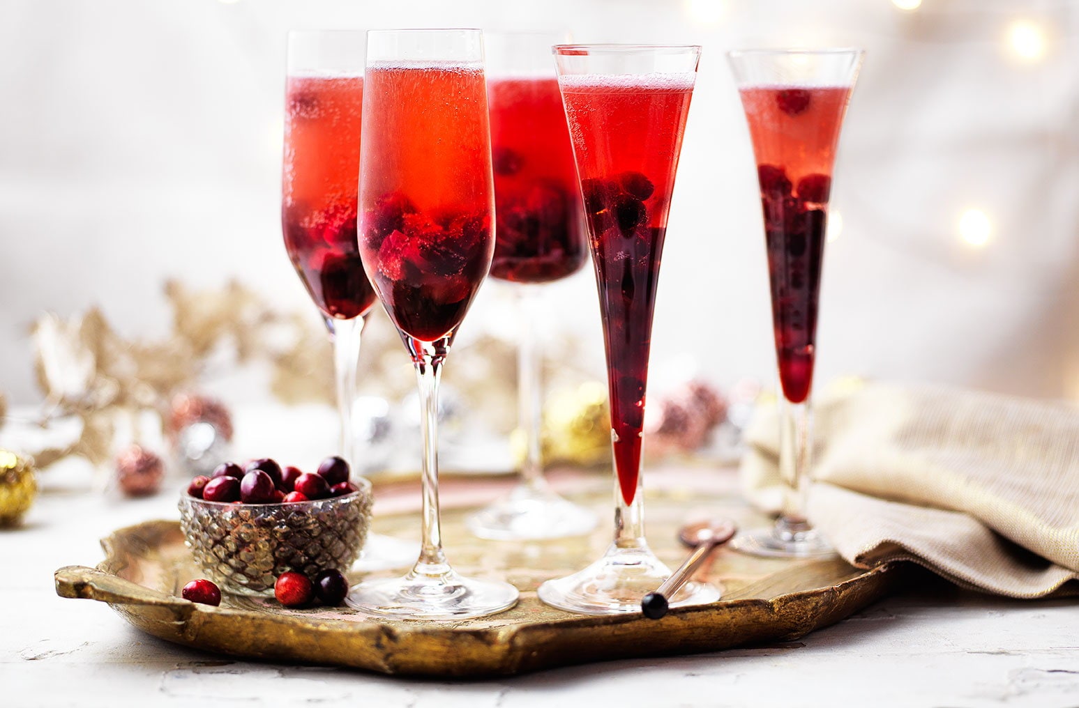 Cranberry Kir Royale