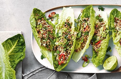 Image of "Thai pork lettuce cups"