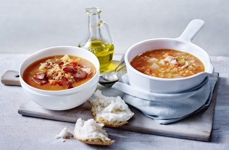 Image of "Hearty lentil and bacon soup"