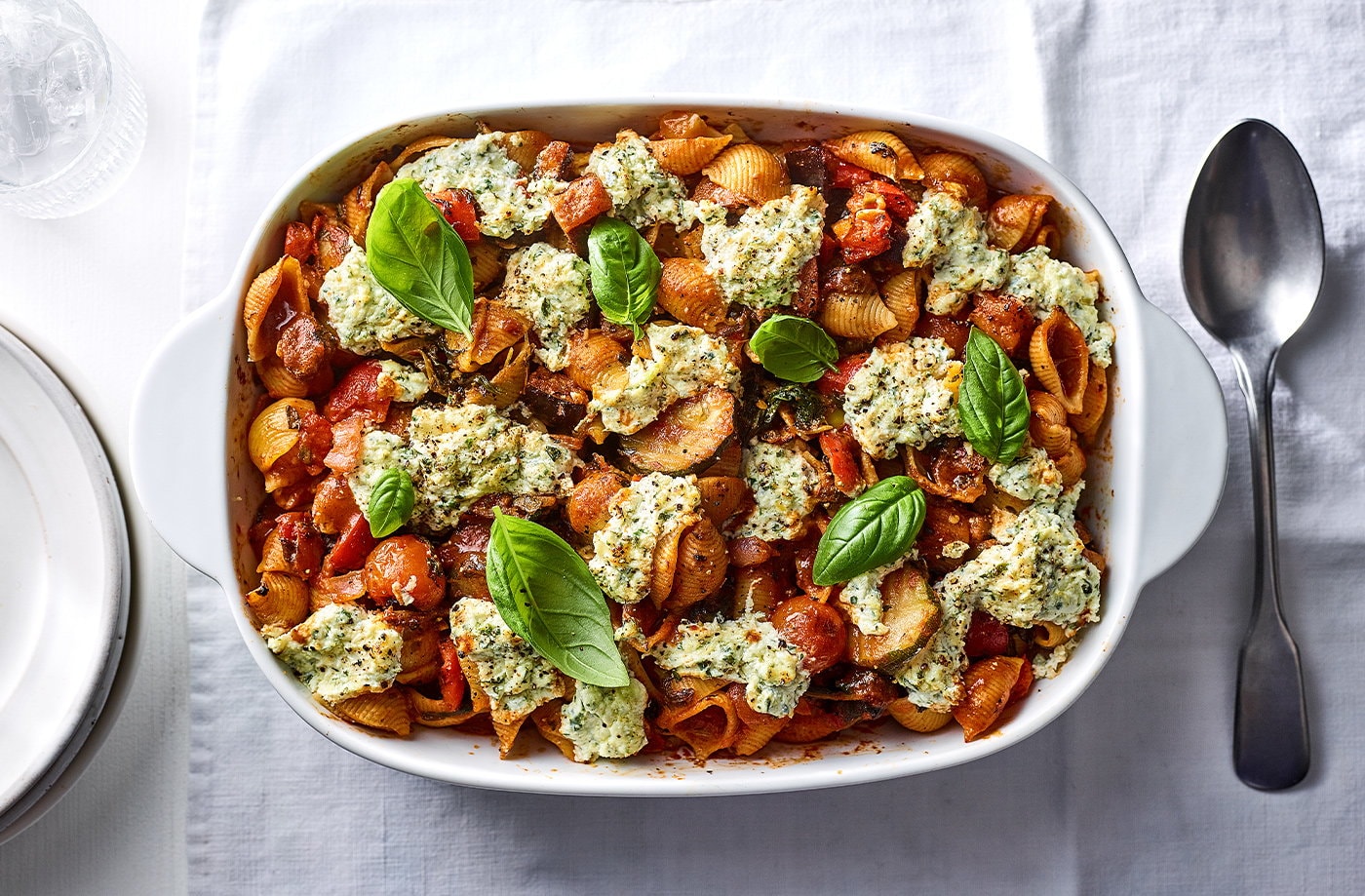Summer veg pasta bake