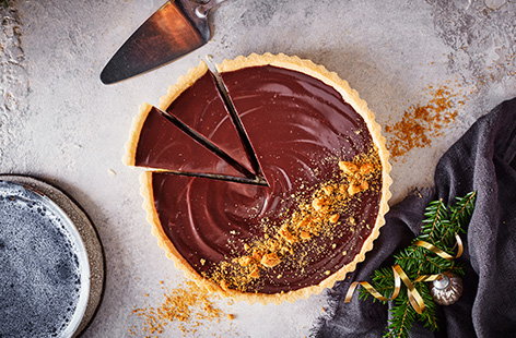 Image of "Gingerbread latte tart"