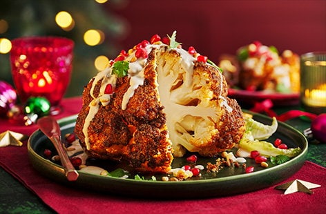 Middle Eastern-style roasted cauliflower
