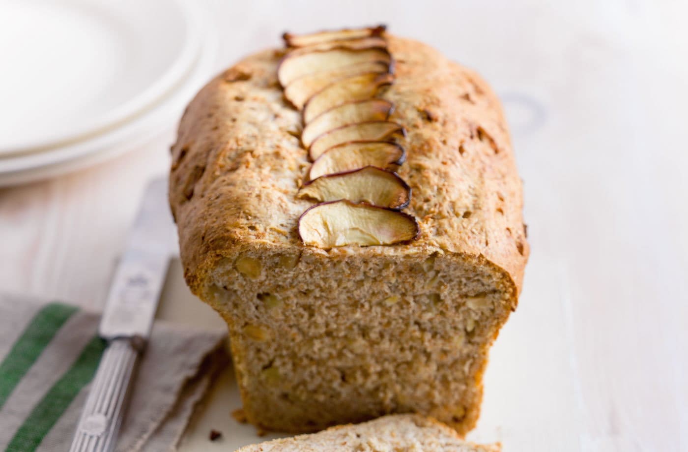Apple and hazelnut loaf