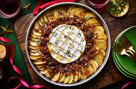Image of "French onion baked Camembert"