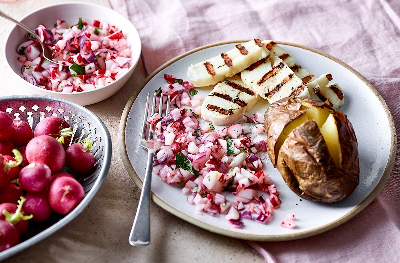 Radish and chilli salsa