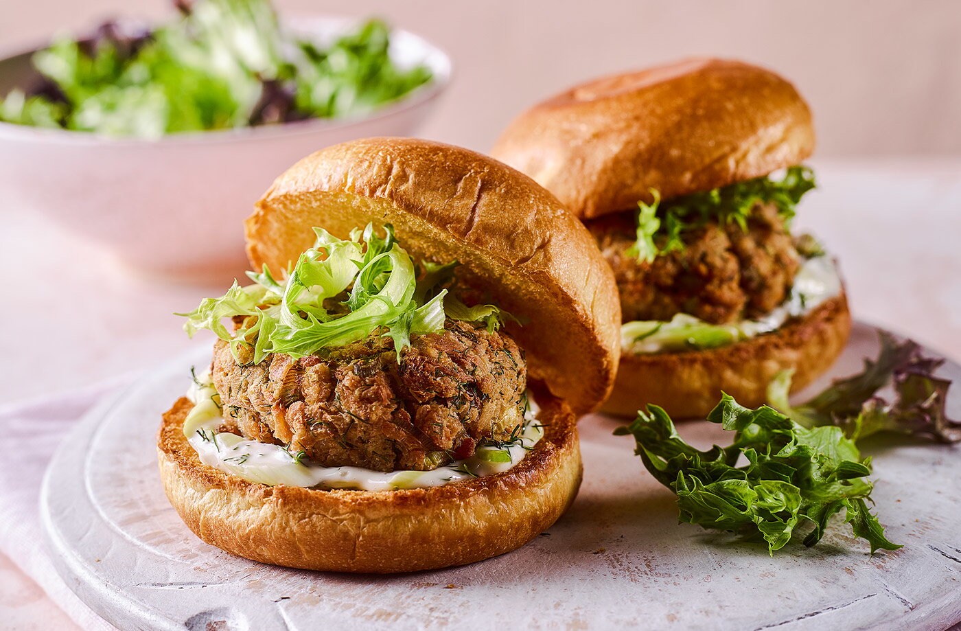 Salmon burgers