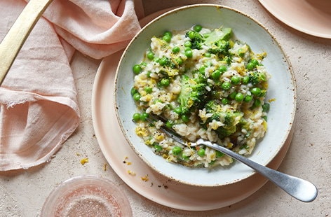 Image of "Quick herby green risotto"