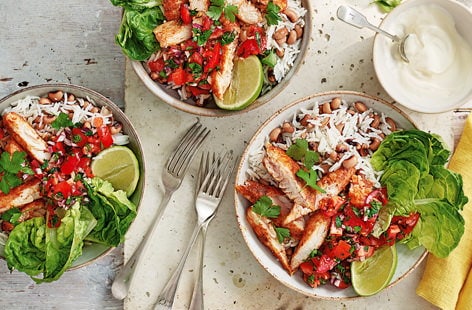 Image of "Fish burrito bowls"