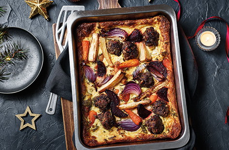 Image of "Roasted veg toad-in-the-hole"
