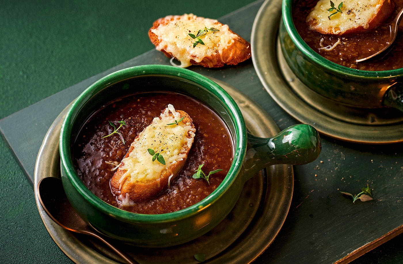 French-style shallot soup