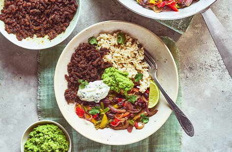 Image of "Fajita rice bowls"