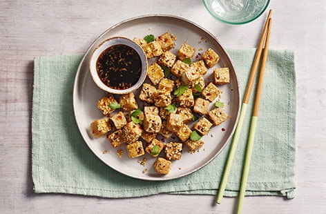 Image of "Air-fryer crispy tofu"