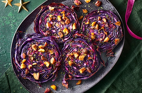 Image of "Spiced roasted cabbage 'steaks'"