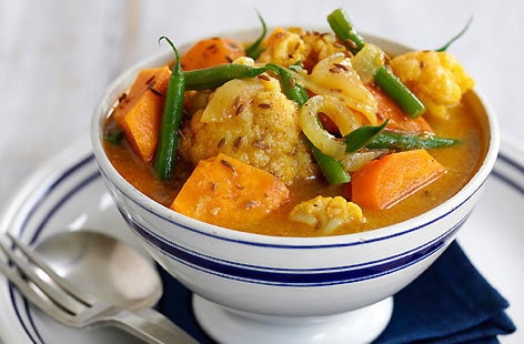 Image of "Vegetable and coconut curry"