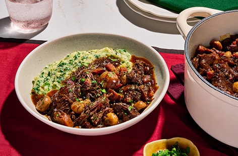 Image of "Fred’s beef bourguignon "