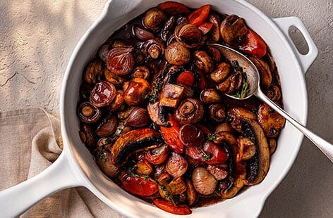 Image of "Mushroom bourguignon"