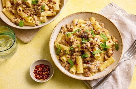 Image of "Creamy sausage ragu"